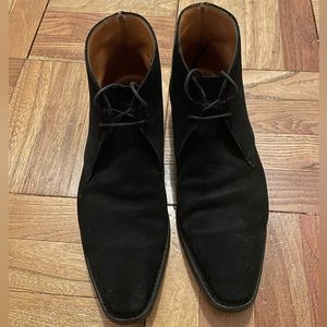 Crockett & Jones chukka boots - Black Suede